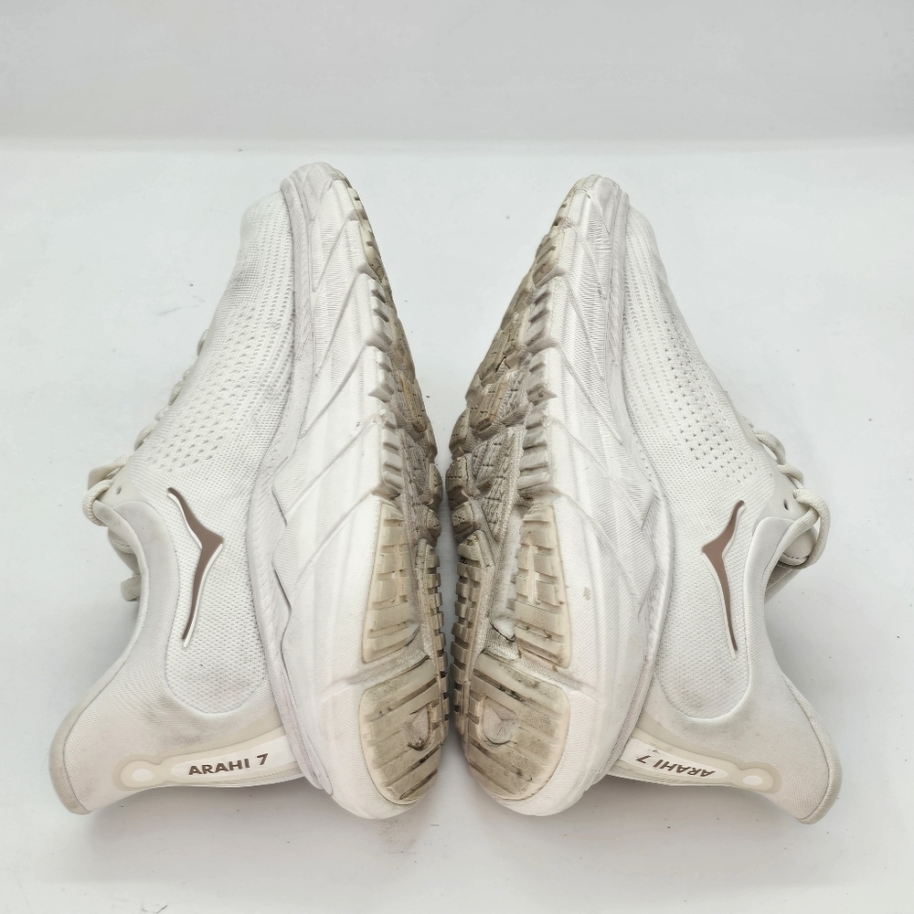 Hoka Arahi 7 Women's Running Shoes, White, US 6B – Preowned - Picture 8 of 13